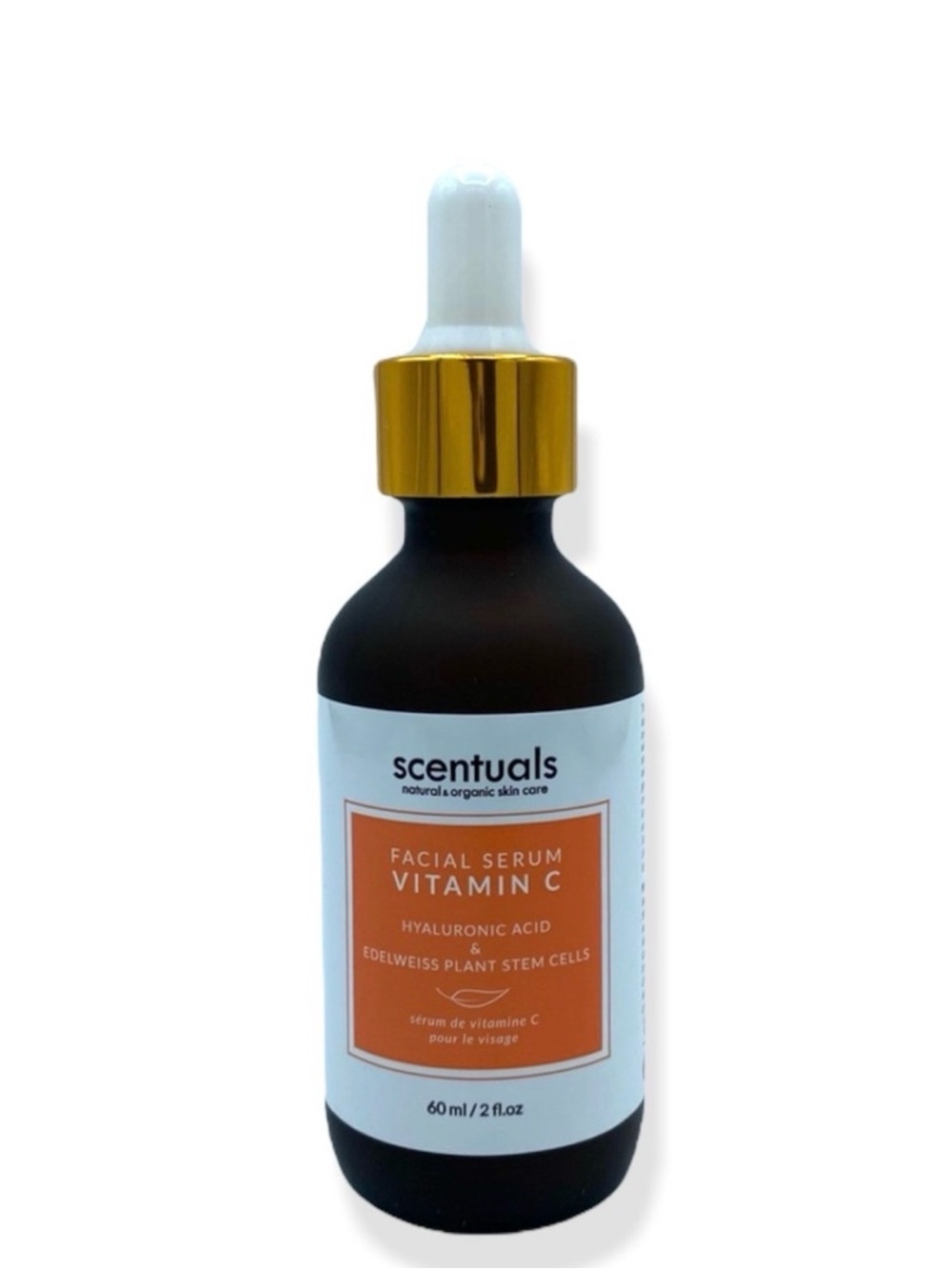 Scentuals Vitamin C Facial Serum - 60ml - Gold/Black Dropper